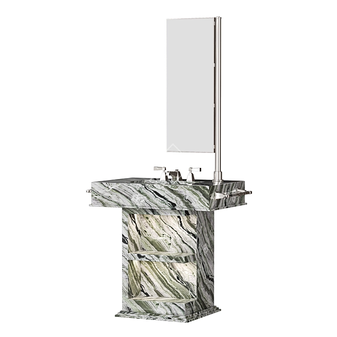 My Love Ceramic Marble Vanity 3D model image 3