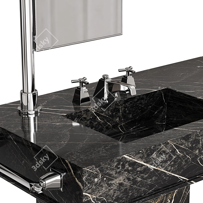 My Love Marble Double Vanity 3D model image 2