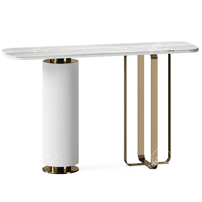 Contemporary Shyan Console Table: Vray/Corona/OBJ 3D model image 1