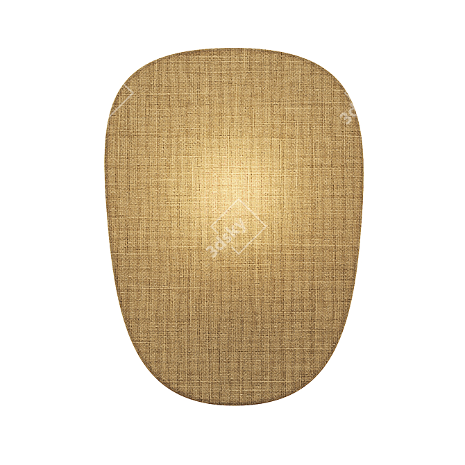 Retro Fabric Wall Lamp Screen 3D model image 3