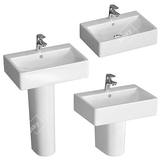 Ideal Standard Connect Cube Sink 3D model image 1