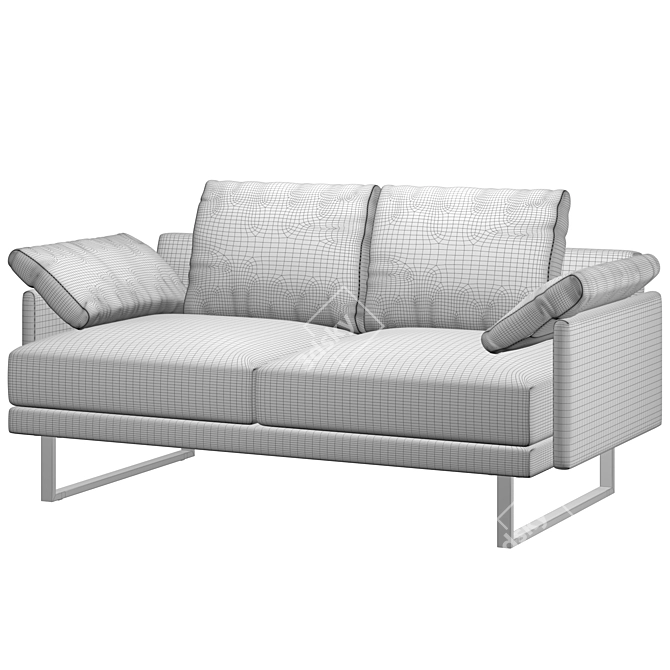 Contemporary FLORES 175 Sofa 3D model image 2