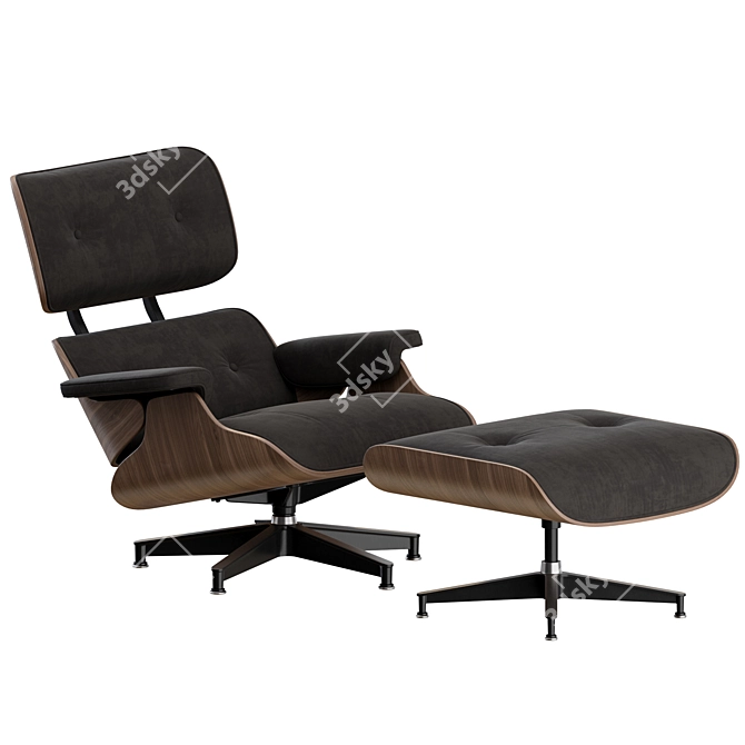 Luxury Eames Lounge Set Available 3D model image 2