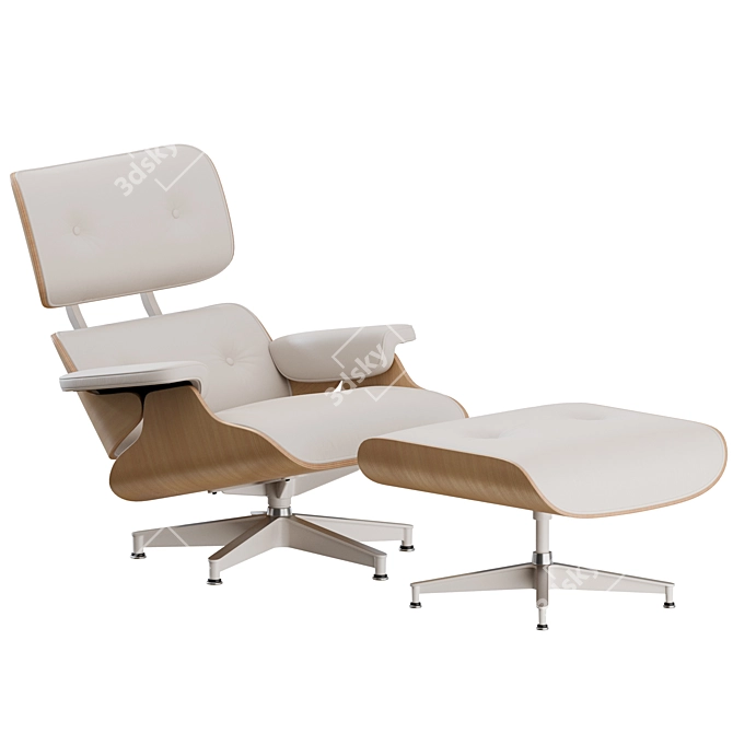 Luxury Eames Lounge Set Available 3D model image 3