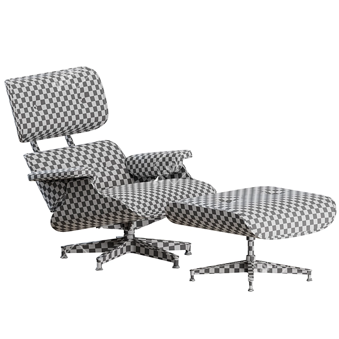 Luxury Eames Lounge Set Available 3D model image 4