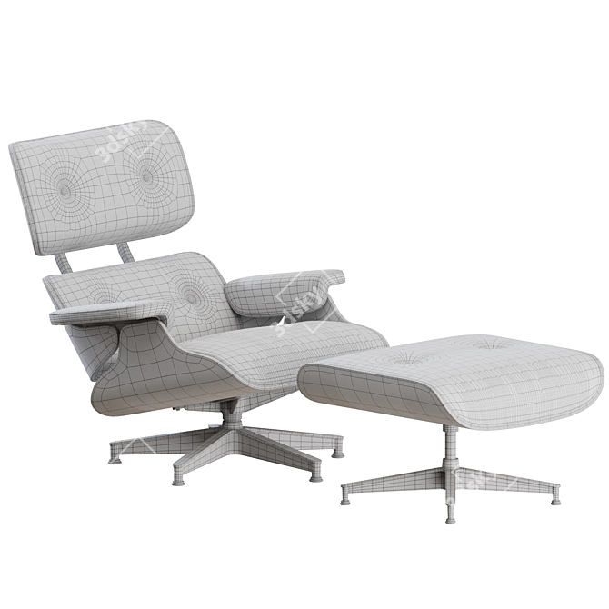 Luxury Eames Lounge Set Available 3D model image 5