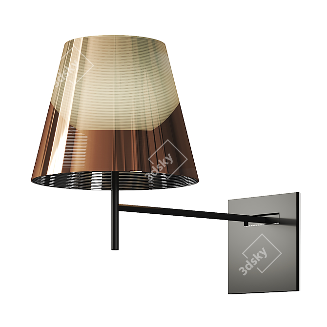 Modern Designer Wall Lamp Fixtures 3D model image 1