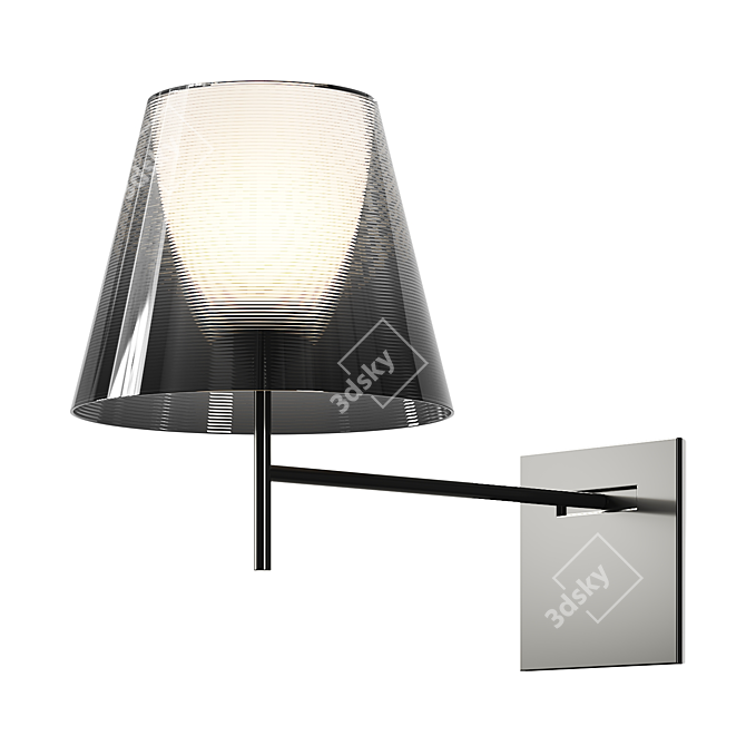 Modern Designer Wall Lamp Fixtures 3D model image 2