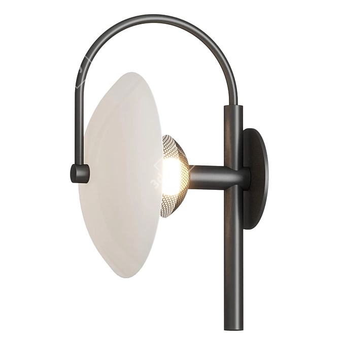 Modern Aperture Wall Lamp - Vray & Corona Included 3D model image 1