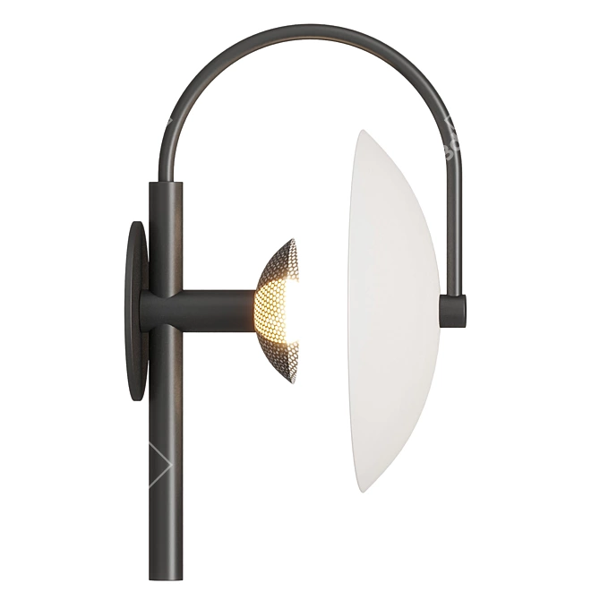 Modern Aperture Wall Lamp - Vray & Corona Included 3D model image 2