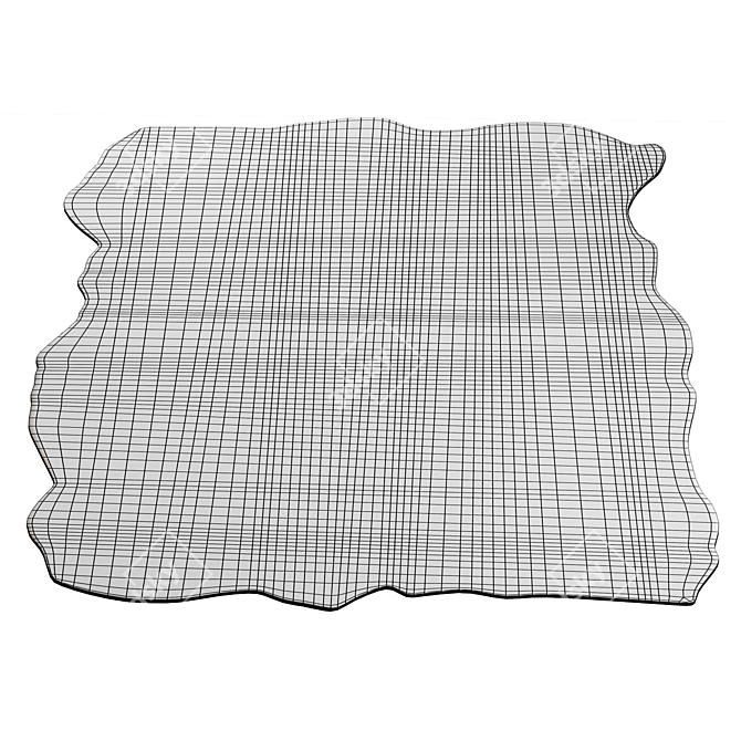 Mohebban Ocean Rectangular Rug 3D model image 5