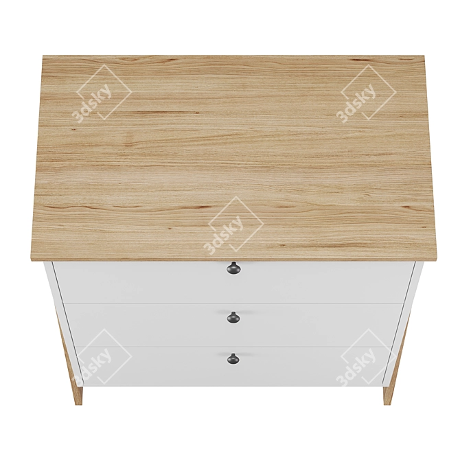 Teodora Woodville Furniture Set 3D model image 6