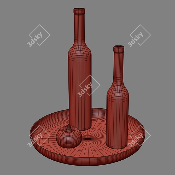  Boho Chic Home Decor Set 3D model image 3