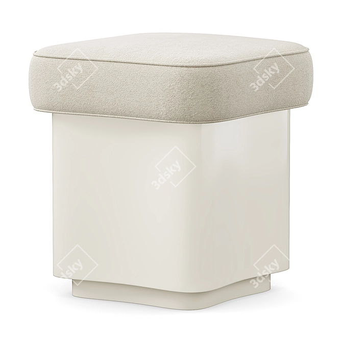  Nobilis Footstools Luck Pouf 3D model image 1