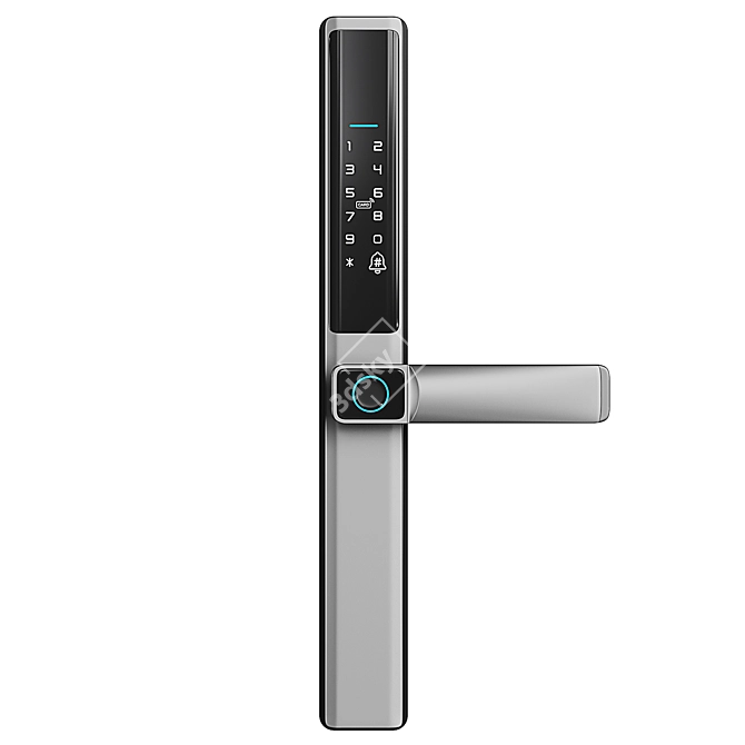 LockMaster Pro Biometric Smart Door Lock 3D model image 6