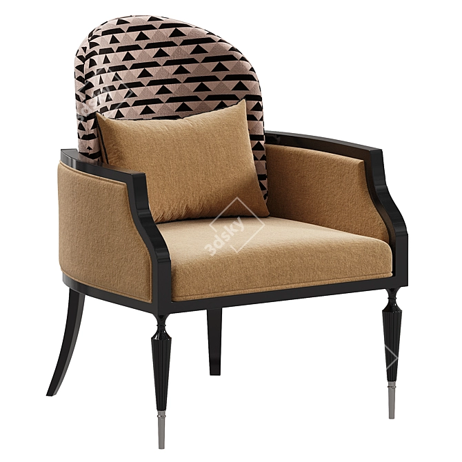 Modern Accent Chair by Michael 3D model image 4