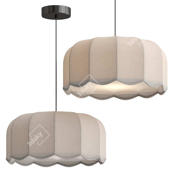 Tropical Charm Pendant Lighting 3D model image 2