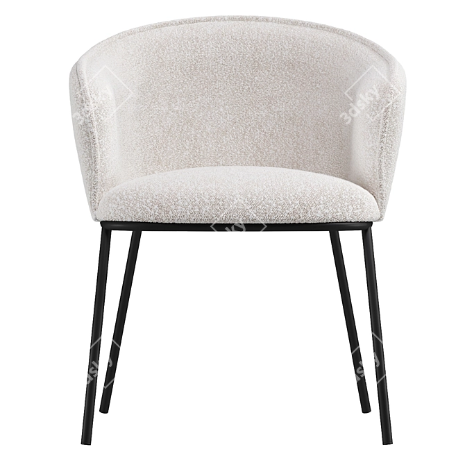 Don Upholstered Chair by Stool Group 3D model image 2