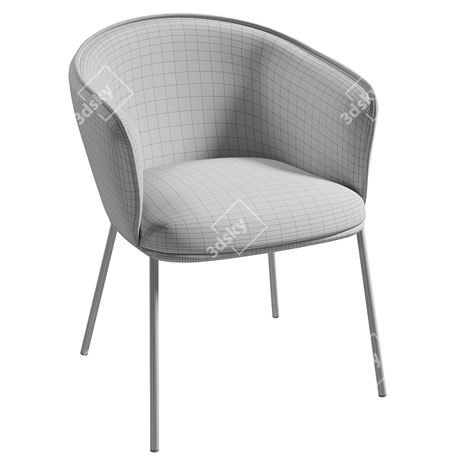 Don Upholstered Chair by Stool Group 3D model image 7