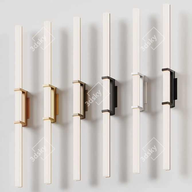  Wand LED Wall Sconce by Oxygen 3D model image 4