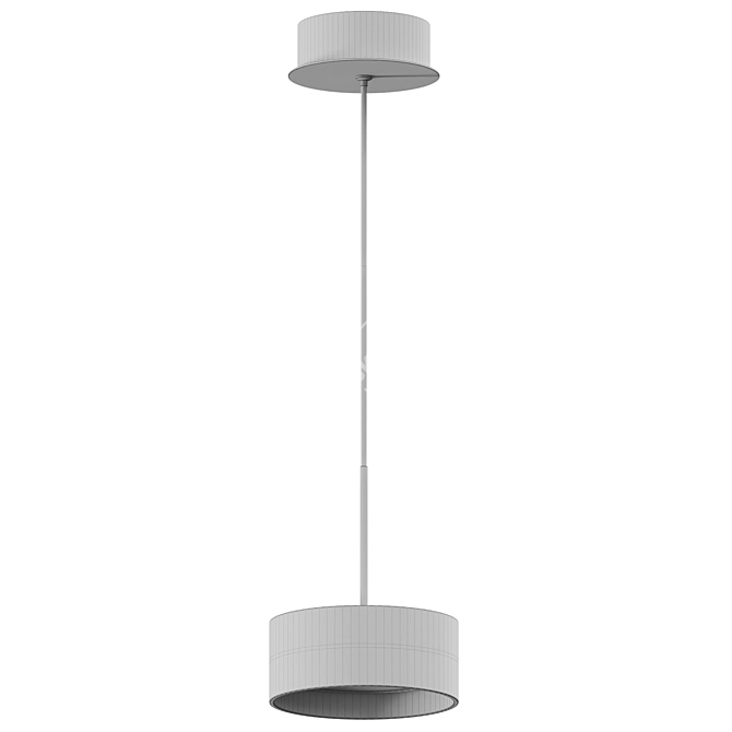 Height-Adjustable Pendant Light Essenza 3D model image 3