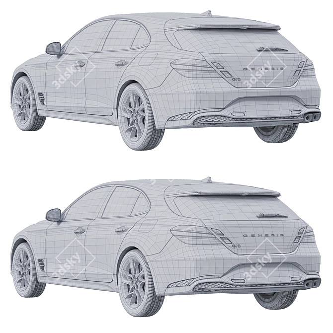 Luxury 3D Car Model Collection 3D model image 3