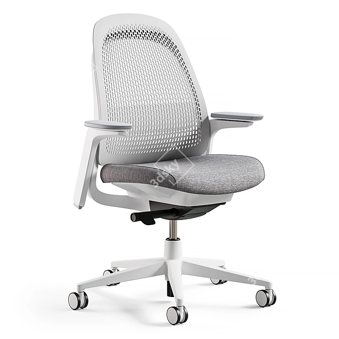 Ergonomic Haworth Breck Chair 3D model image 1