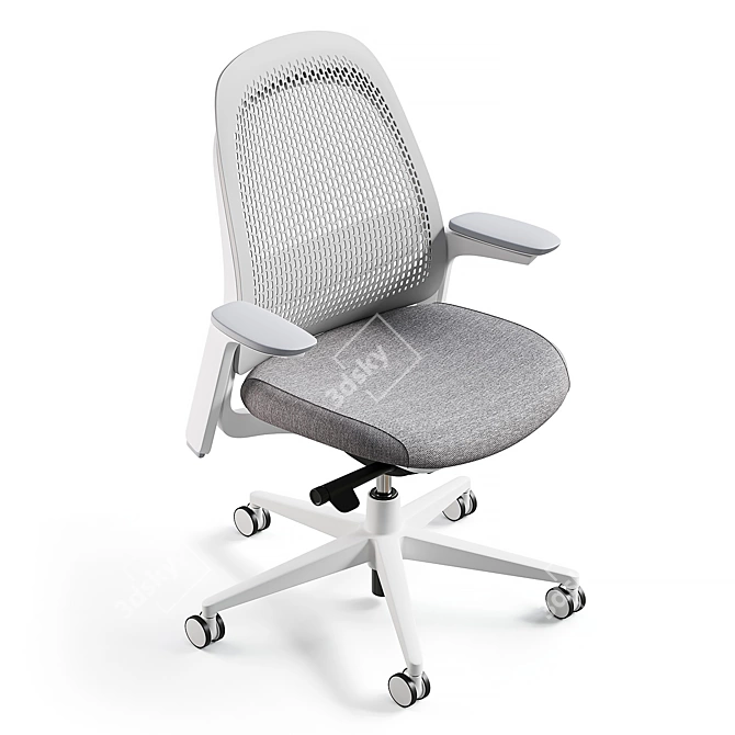 Ergonomic Haworth Breck Chair 3D model image 4