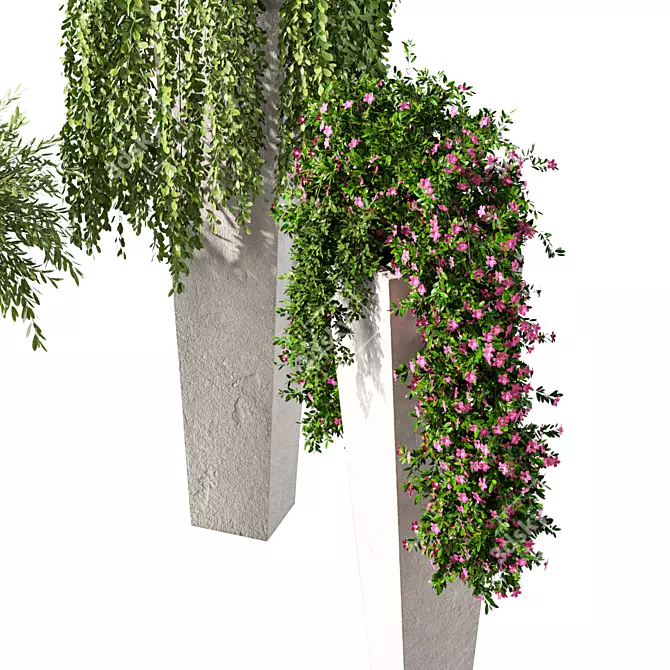 Nature Haven Greenery Set 3D model image 3