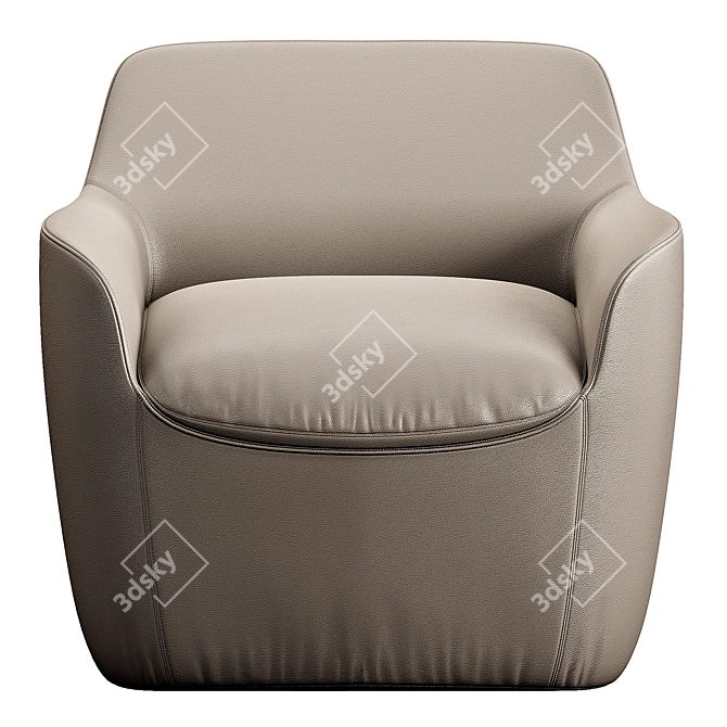 Stylish Bonaldo Kitai Chair 3D model image 2