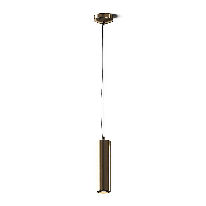 Modern LED Pendant Lamp Fixture 3D model image 2