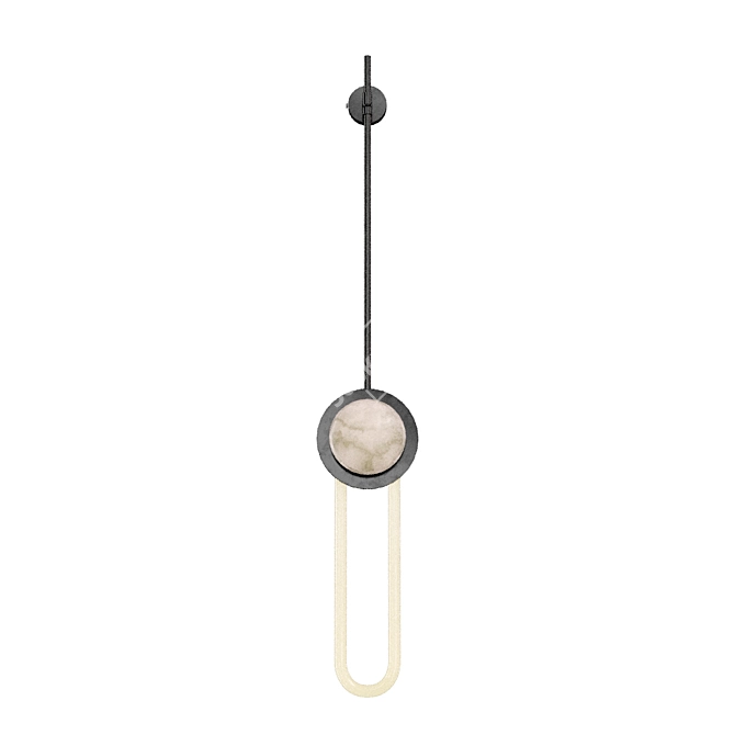 Modern Vindar Wall Light Fixture 3D model image 3