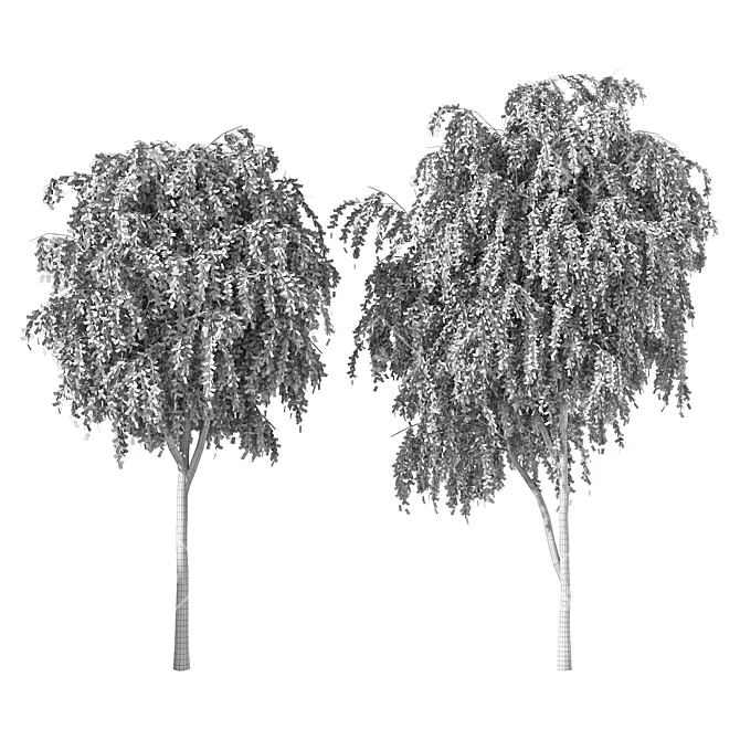 Forest Series Tree Sculpture Display 3D model image 4