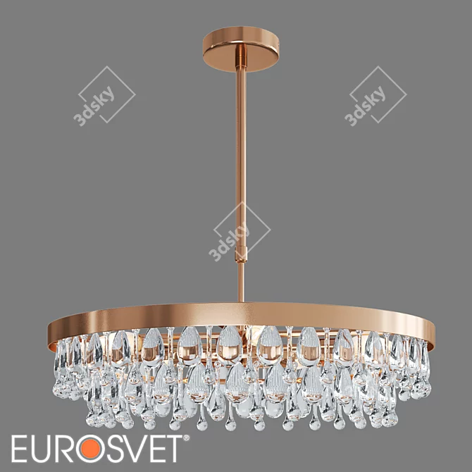 Sophie Crystal Chandelier Eurosvet 60165 3D model image 1