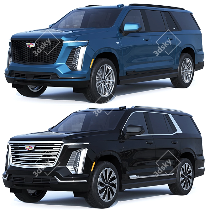 Cadillac Escalade 2025: Luxury Redefined 3D model image 1