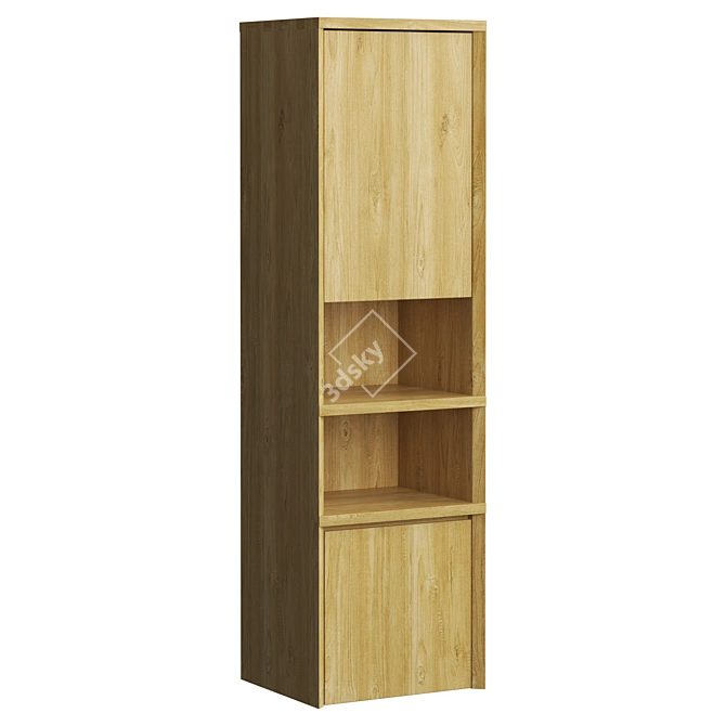 HAKO 140 Suspended Bathroom Shelf 3D model image 2