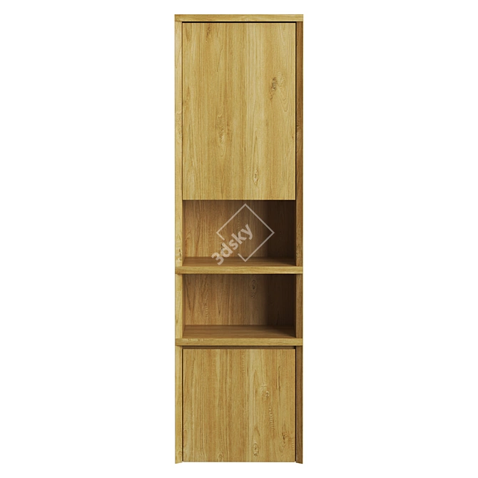 HAKO 140 Suspended Bathroom Shelf 3D model image 3