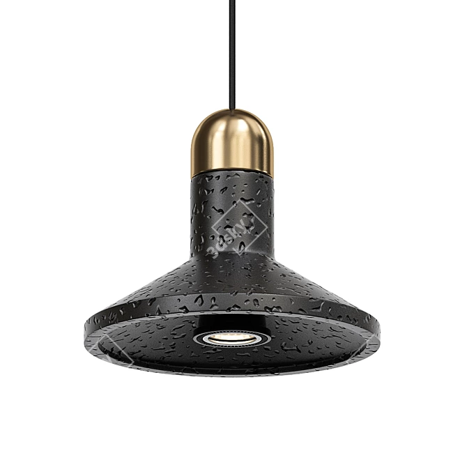 ImperiumLoft RARITY Black Pendant Light 3D model image 3