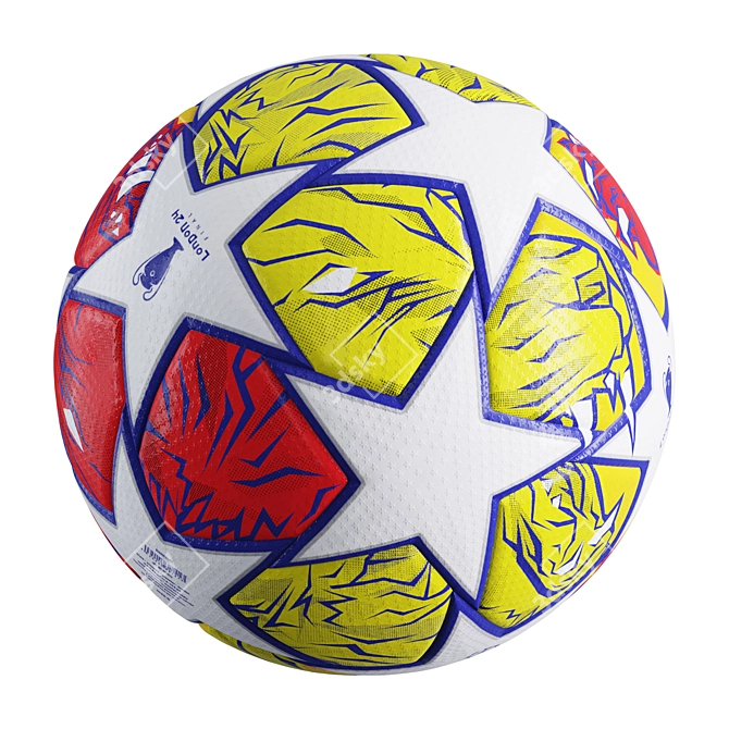 Adidas 2024 Champions League Ball 3D model image 2