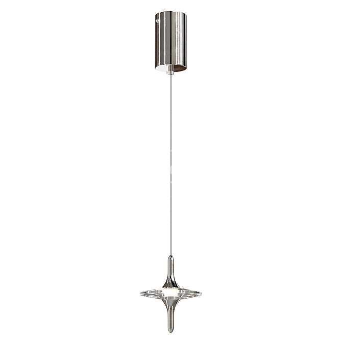 Modern Pendant Light Fixture 3D model image 2