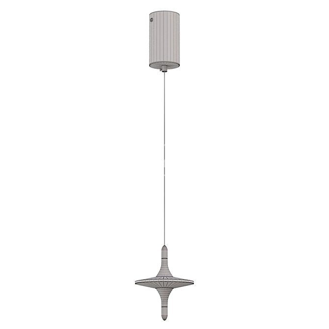 Modern Pendant Light Fixture 3D model image 4