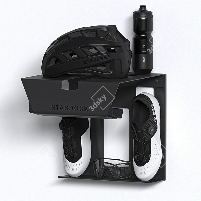 TurboSmooth Bike Equipment Upgrade 3D model image 2