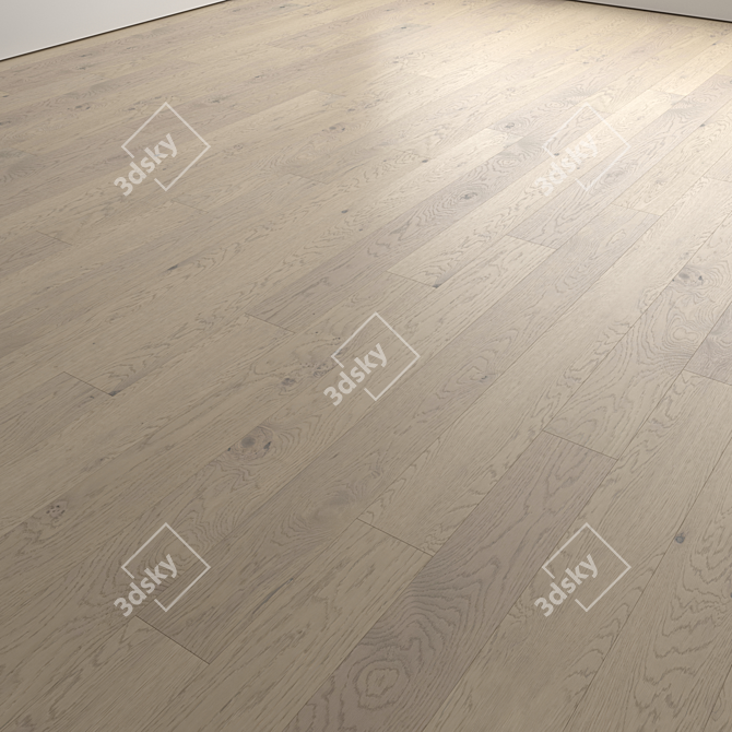 Premium Wood Floor Set 3D Model 3D model image 3