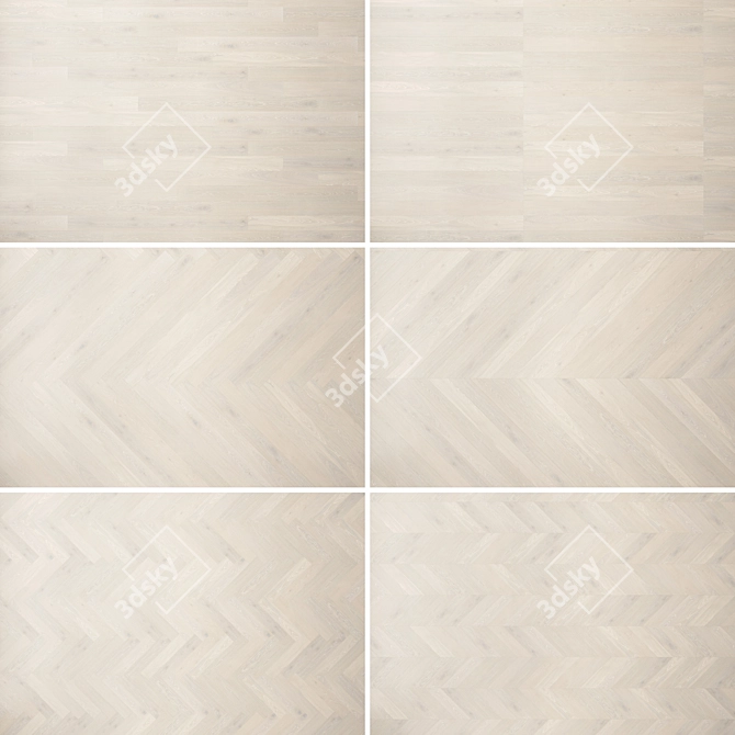 High-Quality Wood Floor Set 3D model image 2