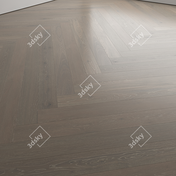 High-Quality Wood Floor Set 3D model image 6