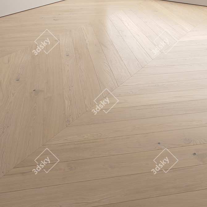 High-Quality 3D Wood Floor Set 3D model image 3