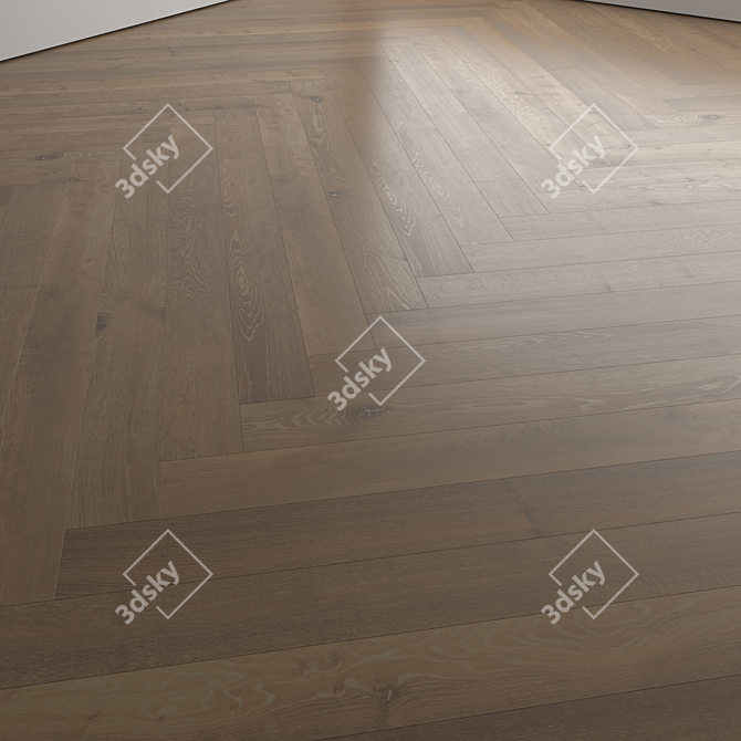 Premium 3D Wood Floor Design 3D model image 6