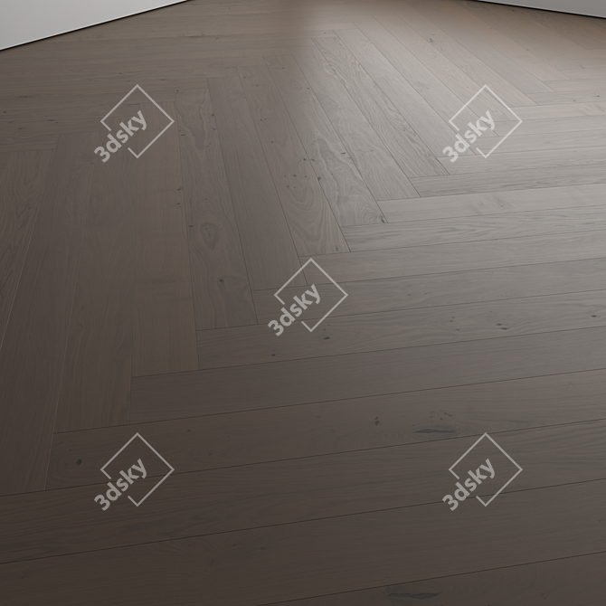 Premium Wood Flooring 3D Model 3D model image 6