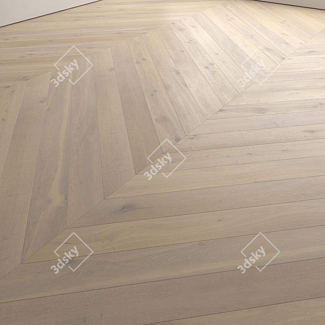 Wood Floor 3D Texture Set 3D model image 3