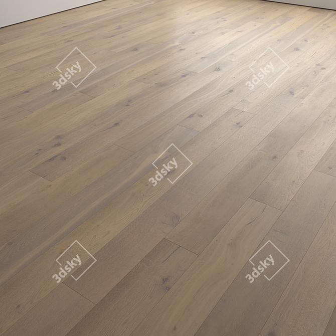 Wood Floor 3D Texture Set 3D model image 5